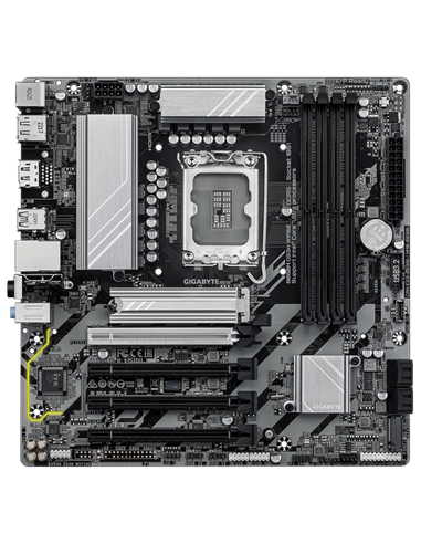 Материнская плата Gigabyte B860M DS3H WIFI6E, LGA1851, Intel B860, Micro-ATX