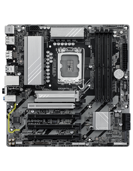 Материнская плата Gigabyte B860M DS3H WIFI6E, LGA1851, Intel B860, Micro-ATX