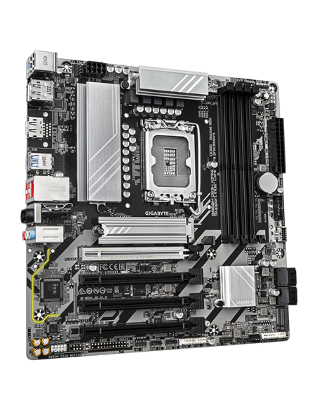 Материнская плата Gigabyte B860M DS3H WIFI6E, LGA1851, Intel B860, Micro-ATX