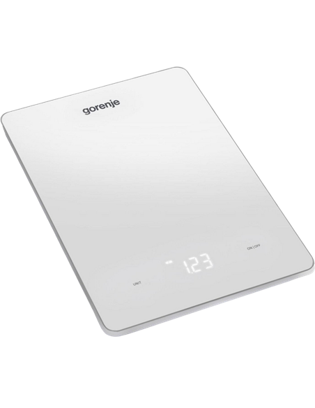 Cântar electronic de bucătărie Gorenje KT10LBW, Alb