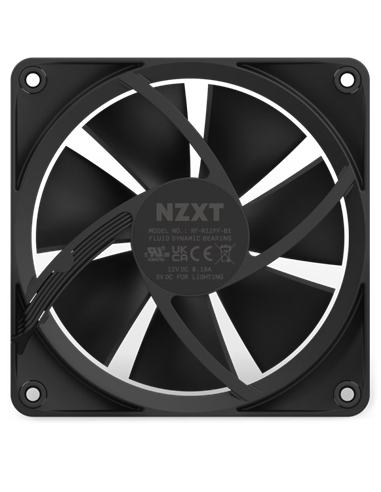 Ventilator PC NZXT F120 RGB, 120 mm