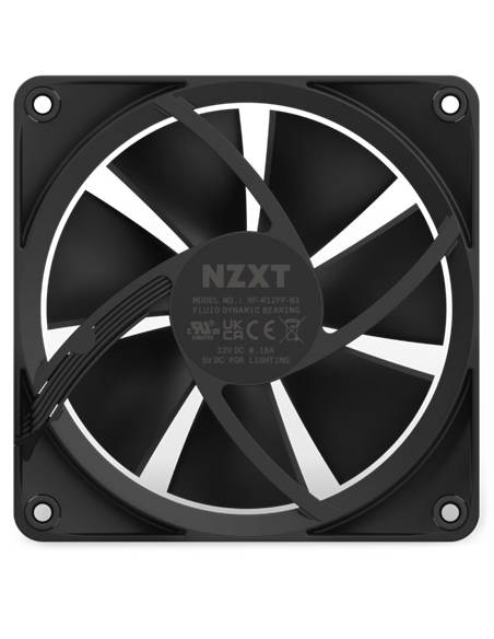 Ventilator PC NZXT F120 RGB, 120 mm