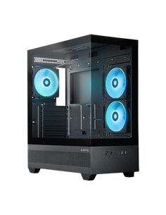 Carcasă PC Chieftec Vista, Midi-Tower, Fără PSU, Negru