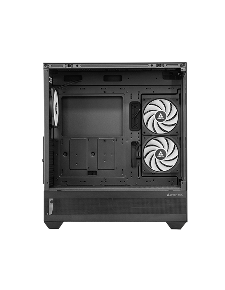 Carcasă PC Chieftec Vista, Midi-Tower, Fără PSU, Negru