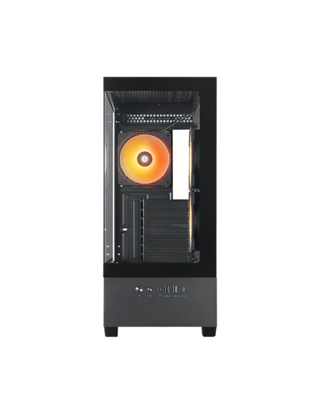 Carcasă PC Chieftec Vista, Midi-Tower, Fără PSU, Negru