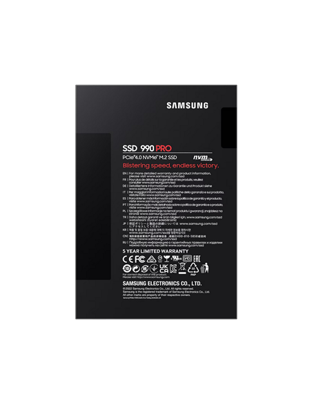 Unitate SSD Samsung 990 PRO, 4000GB, MZ-V9P4T0BW