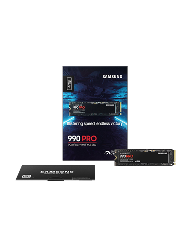 Накопитель SSD Samsung 990 PRO, 4000Гб, MZ-V9P4T0BW