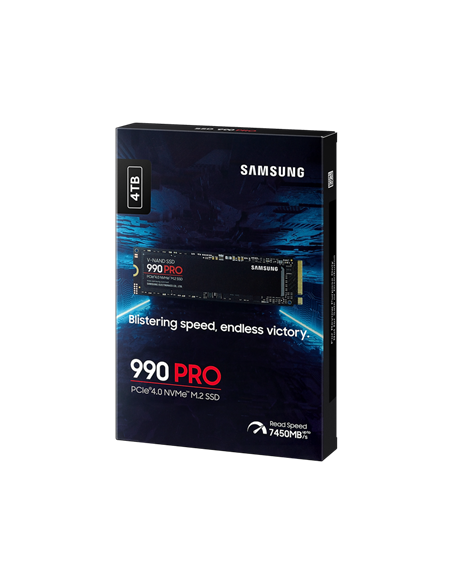 Накопитель SSD Samsung 990 PRO, 4000Гб, MZ-V9P4T0BW