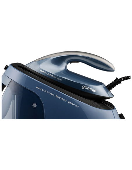 Fier de călcat cu generator de abur Gorenje SGD3000BBK, 3000W, Albastru