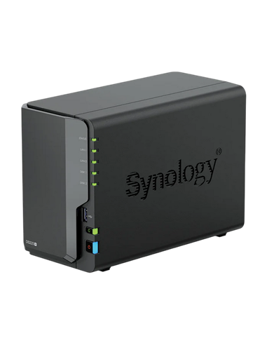 Сетевое хранилище SYNOLOGY DS225+, Черный