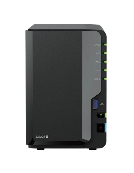 Сетевое хранилище SYNOLOGY DS225+, Черный Сетевое хранилище SYNOLOGY DS225+, Черный