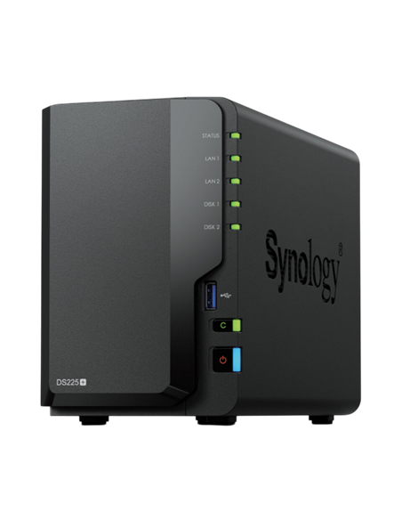 Stocare atașată la rețea SYNOLOGY DS225+, Negru
