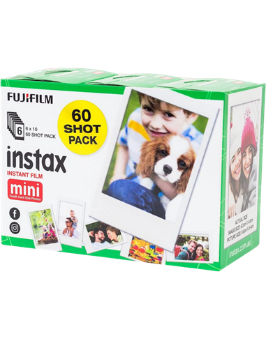 Фотобумага instax Mini Instant Film Multi-Pack, 60 шт