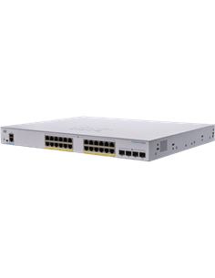 Сетевой коммутатор Cisco CBS250-24FP-4X, 24x 10/100/1000 Мбит/с