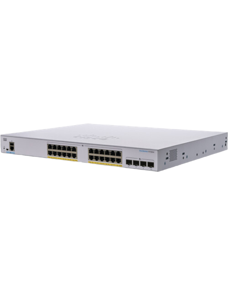 Сетевой коммутатор Cisco CBS250-24FP-4X, 24x 10/100/1000 Мбит/с