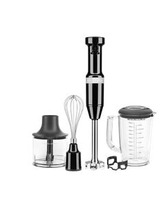 Blender de mână KitchenAid 5KHBV83EOB, Negru