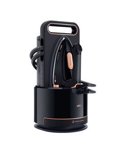 Fier de călcat cu generator de abur Braun IS9090BK, 2700W, Negru