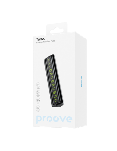 Cartela de parcare Proove Twins, Negru