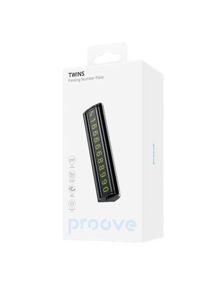 Cartela de parcare Proove Twins, Negru