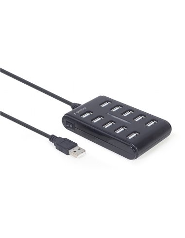 Adaptor Hub Gembird UHB-U2P10P-01, Negru