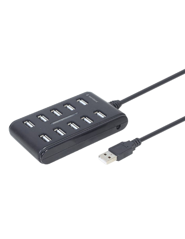 USB-концентратор Gembird UHB-U2P10P-01, Чёрный
