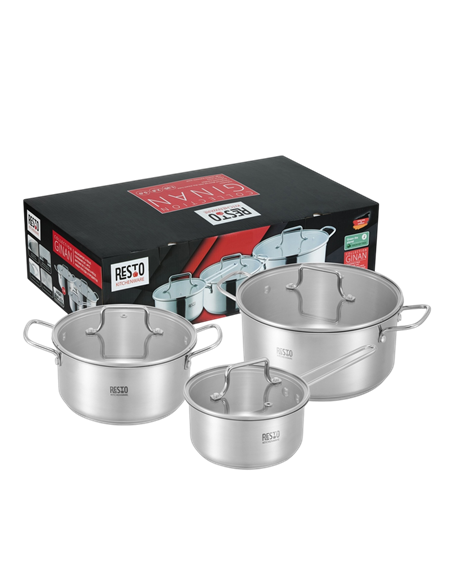 Set de cratițe RESTO 92025, Oțel inoxidabil Set de cratițe RESTO 92025, Oțel inoxidabil