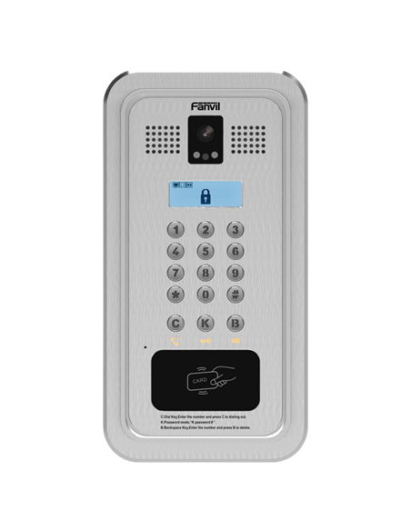 Interfon IP Fanvil i33VF, Gri