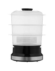 Aparat de gătit cu aburi Tefal VC204810, Negru 2