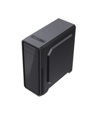 Компьютерный корпус Gamemax G561E-BK, Midi-Tower, Без блока питания, Чёрный