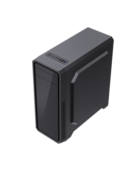 Carcasă PC Gamemax G561E-BK, Midi-Tower, Fără PSU, Negru