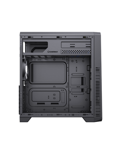 Carcasă PC Gamemax G561E-BK, Midi-Tower, Fără PSU, Negru