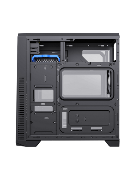 Компьютерный корпус Gamemax G561E-BK, Midi-Tower, Без блока питания, Чёрный