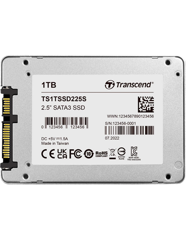 Unitate SSD Transcend 225S, 1000GB, TS1TSSD225S