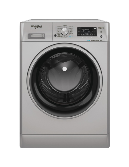 Mașină de spălat Whirlpool FFD 9469 SBSV EU, 9kg, Argintiu