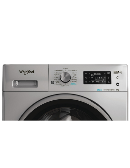 Mașină de spălat Whirlpool FFD 9469 SBSV EU, 9kg, Argintiu