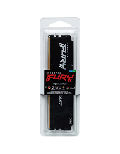 Оперативная память Kingston FURY Beast, DDR5 SDRAM, 6000 МГц, 16Гб, KF560C30BBE-16