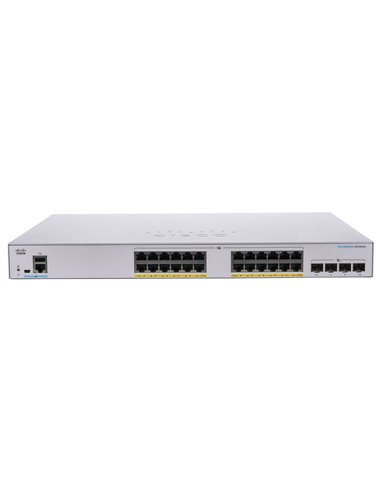 Сетевой коммутатор Cisco CBS250-24P-4X, 24x 10/100/1000 Мбит/с