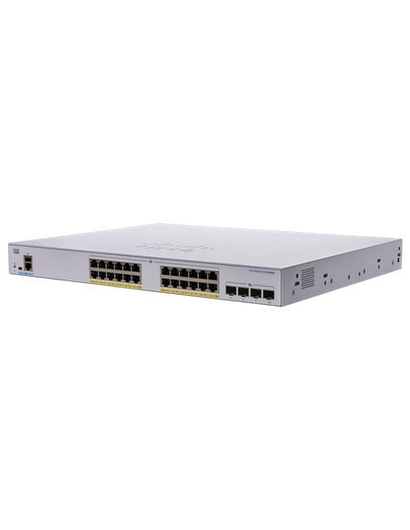 Сетевой коммутатор Cisco CBS250-24P-4X, 24x 10/100/1000 Мбит/с