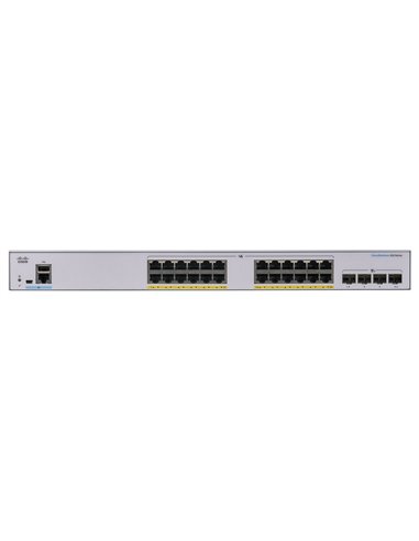 Сетевой коммутатор Cisco CBS250-24P-4X, 24x 10/100/1000 Мбит/с