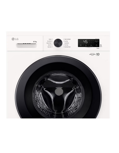 Mașină de spălat cu uscător LG W4X1085NWK, 8kg, Alb