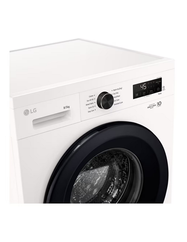 Mașină de spălat cu uscător LG W4X1085NWK, 8kg, Alb