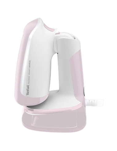 Aparat de călcat vertical cu aburi Tefal DT3050E1, Alb/Roz