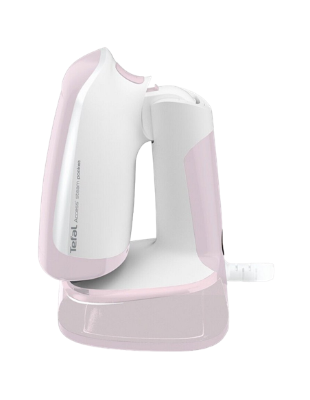 Aparat de călcat vertical cu aburi Tefal DT3050E1, Alb/Roz