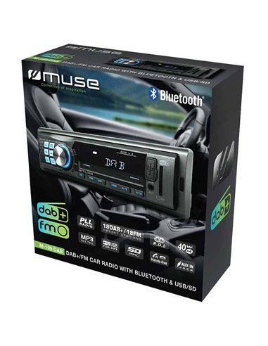 Radio Auto MUSE M-199 DAB. Negru