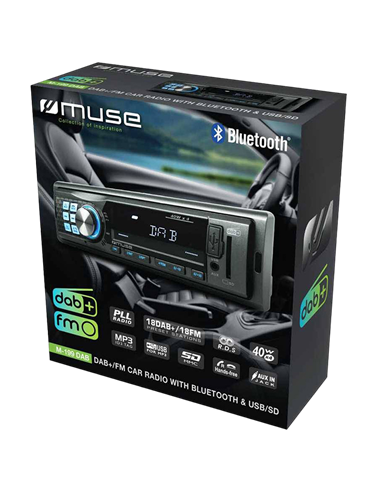 Автомобильный Радиоприемник MUSE M-199 DAB. Черный