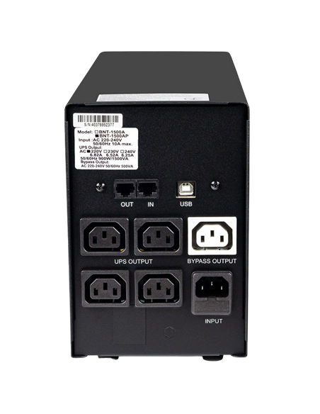 Sursă de alimentare neîntreruptibilă PCM BNT-1500AP, Linear-interactiv, 1500VA, Turn
