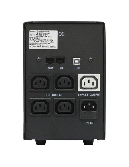 Sursă de alimentare neîntreruptibilă PCM BNT-1500AP, Linear-interactiv, 1500VA, Turn