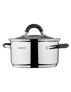 Кастрюля Ardesto AR1912CS, 1,2л, 14см, Нержавеющая сталь