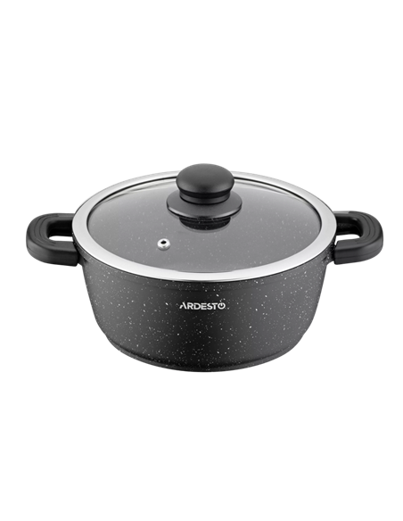 Кастрюля Ardesto AR2420GE, 2,5л, 20см, Чёрный