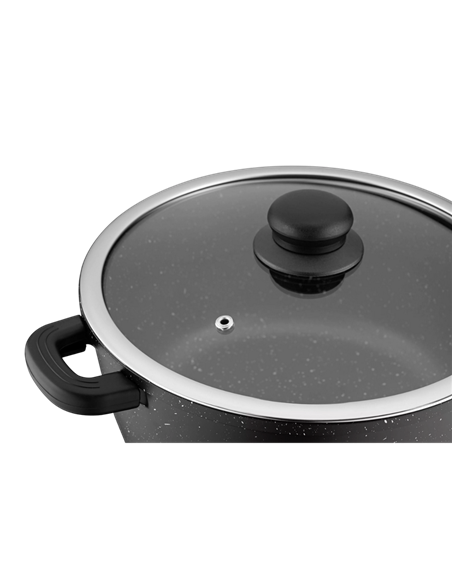 Кастрюля Ardesto AR2420GE, 2,5л, 20см, Чёрный